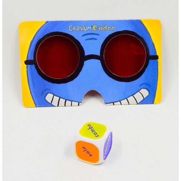 Cranium Cadoo 2004 Kids Board Game: Decoder Mask Dice Die Replacement Pieces - Picture 2 of 5